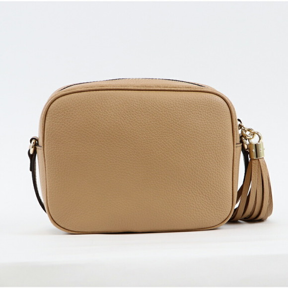 Gucci Small Tan Bag Pink Soho Leather Disco - Picture 1 of 5